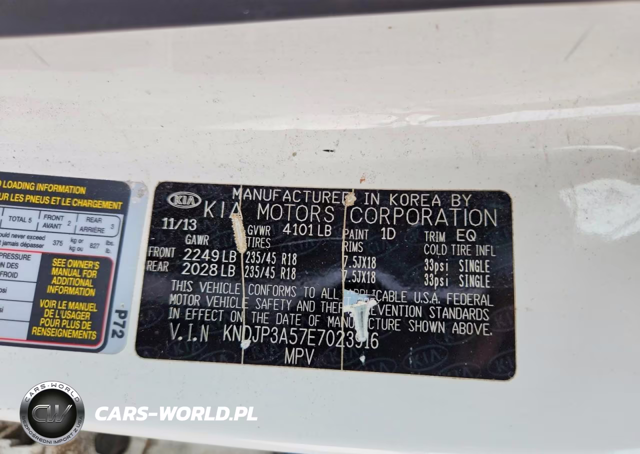 2014 Kia Soul + VIN:KNDJP3A57E7023916 - 13