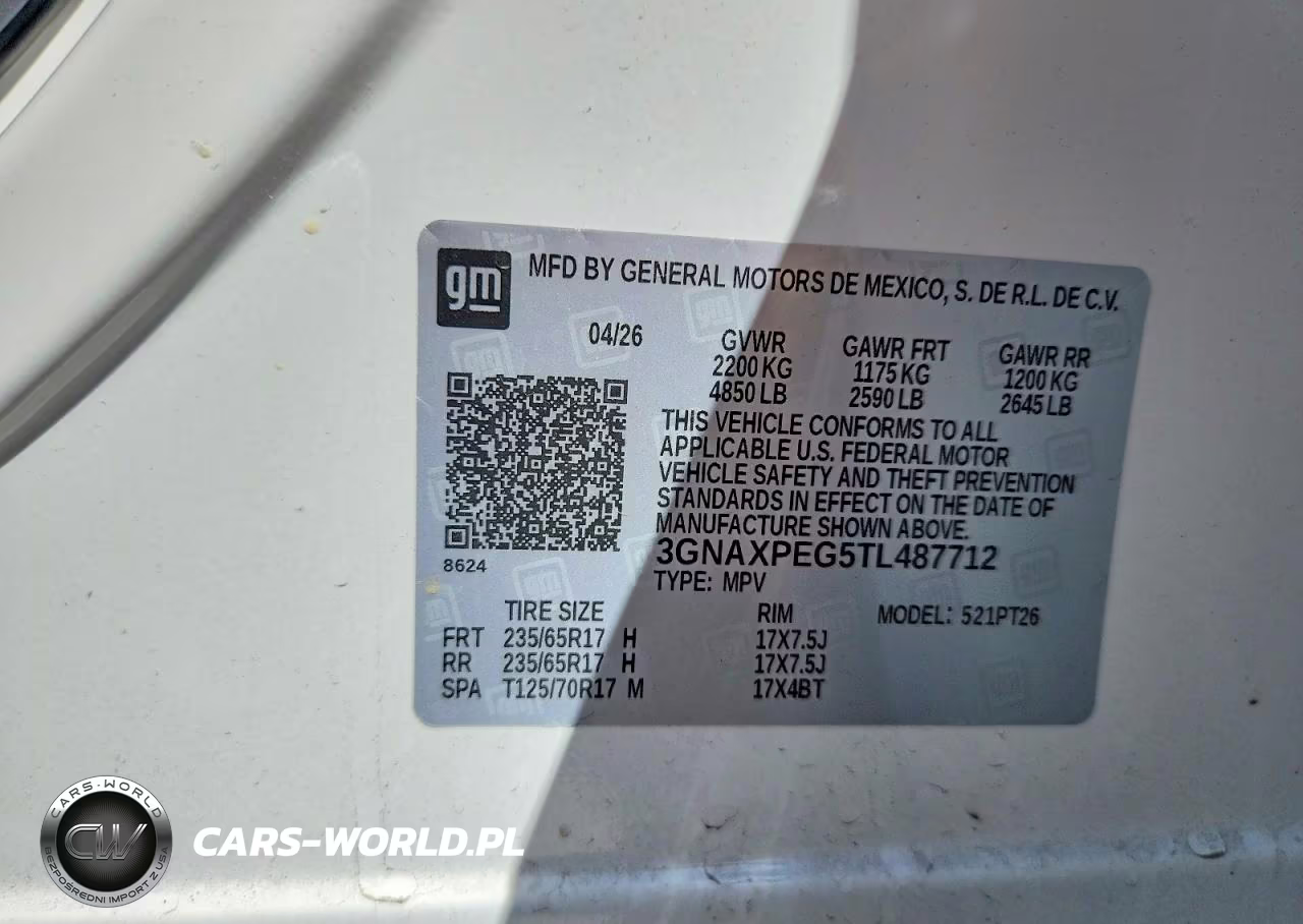 2026 Chevrolet Equinox Lt VIN:3GNAXPEG5TL487712 - 13