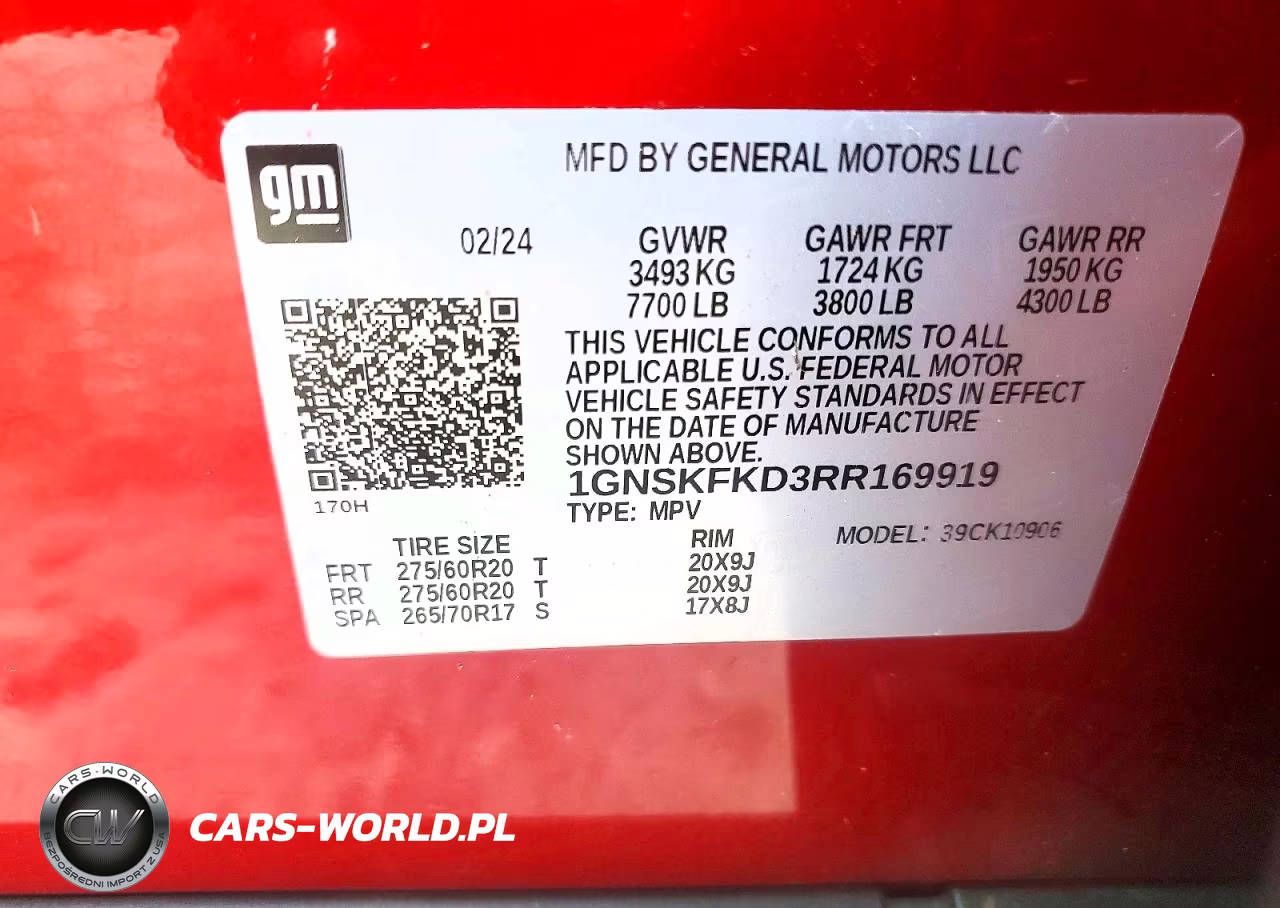 2024 Chevrolet Suburban 4Wd Premier VIN:1GNSKFKD3RR169919 - 13