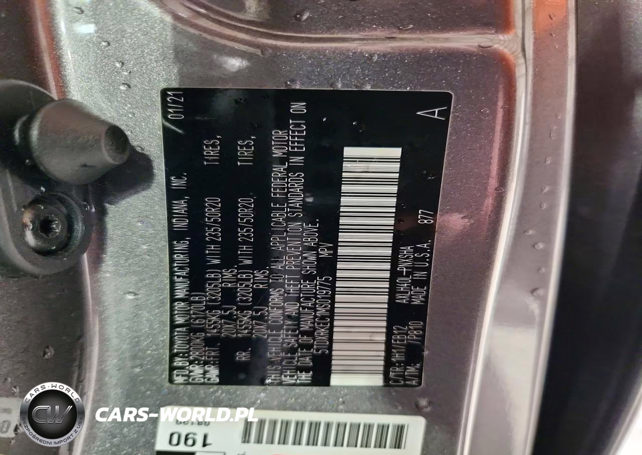 2021 Toyota Sienna Xse VIN:5TDXRKEC1MS019775 - 13