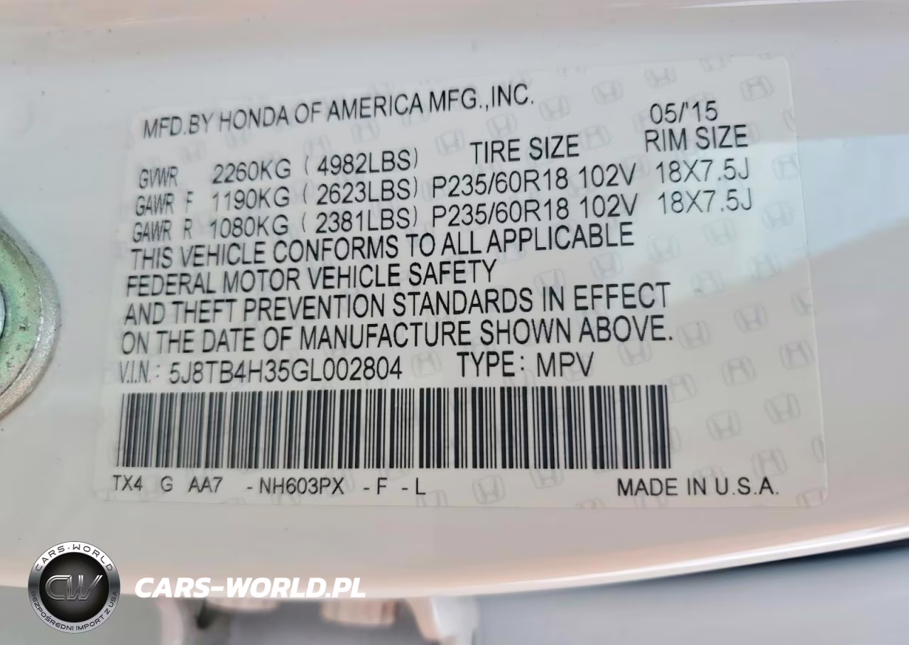 2016 Acura Rdx VIN:5J8TB4H35GL002804 - 13