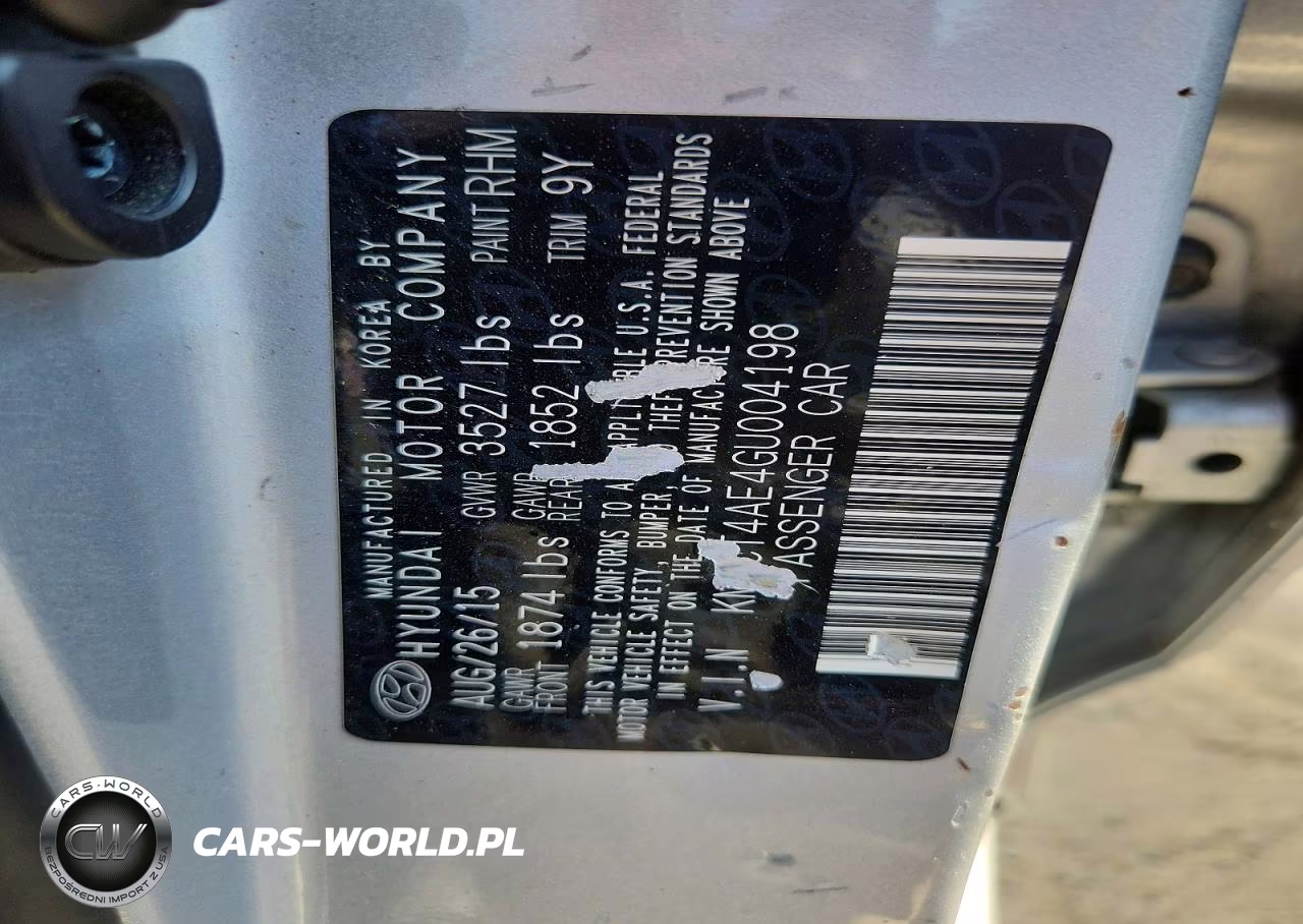 2016 Hyundai Accent Se VIN:KMHCT4AE4GU004198 - 12
