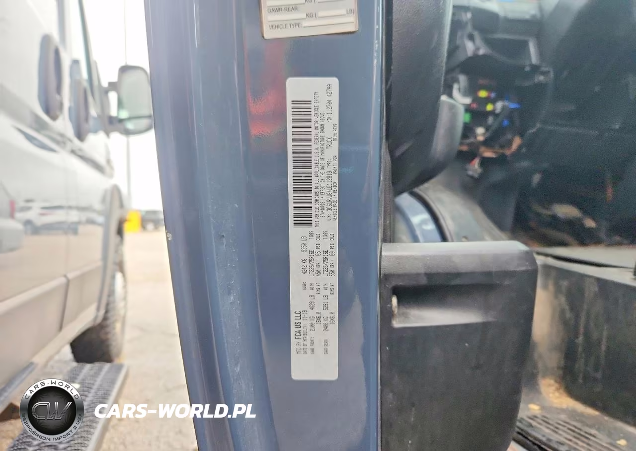 2020 Ram Promaster 3500 3500 High VIN:3C6URVJG4LE112819 - 12
