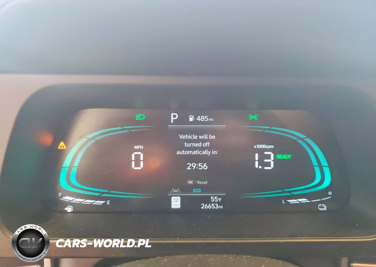 2025 Hyundai Elantra Hybrid Blue VIN:KMHLM4DJ2SU136469 - 9