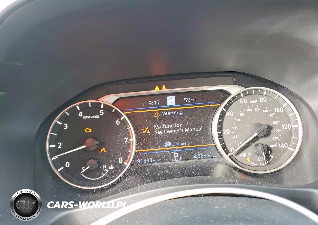 2019 Nissan Altima Sl VIN:1N4BL4EVXKC101307 - 9