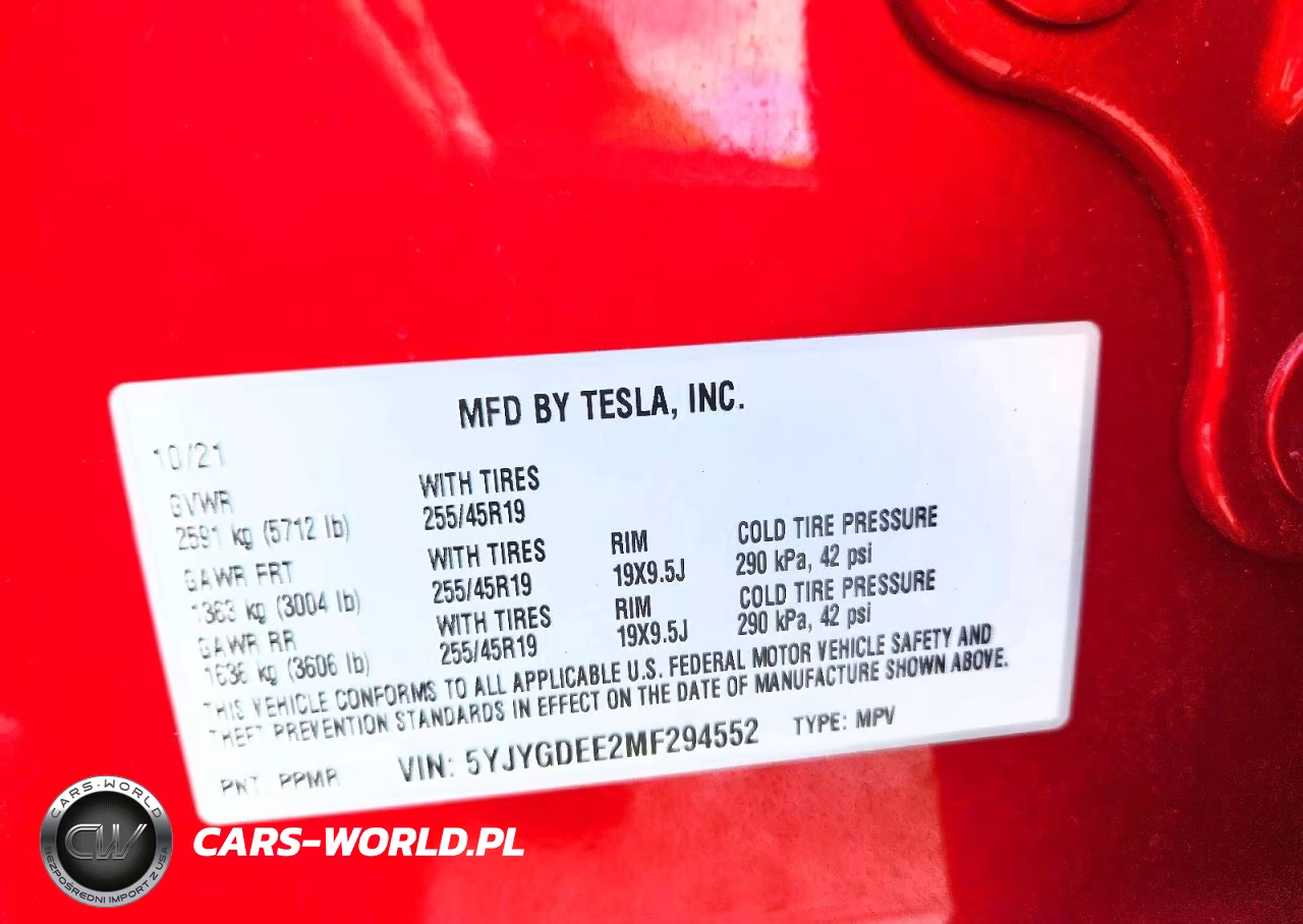 2021 Tesla Model Y VIN:5YJYGDEE2MF294552 - 12