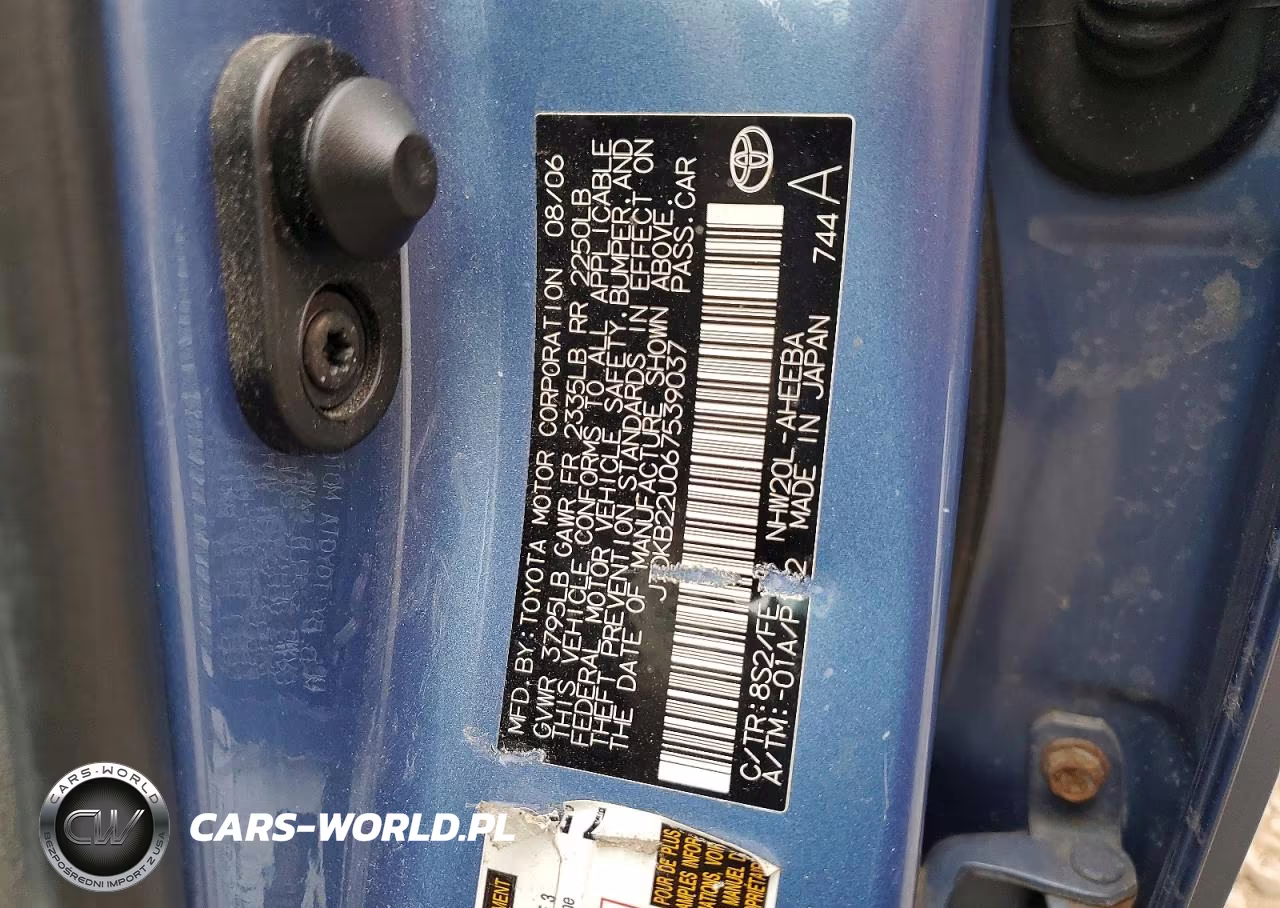 2006 Toyota Prius Base VIN:JTDKB22U067539037 - 12