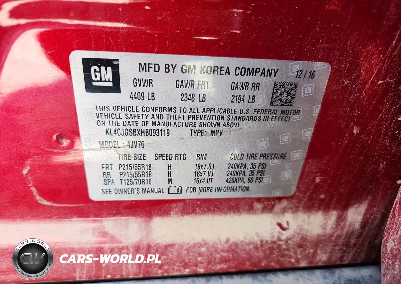 2017 Buick Encore Essence VIN:KL4CJGSBXHB093119 - 13