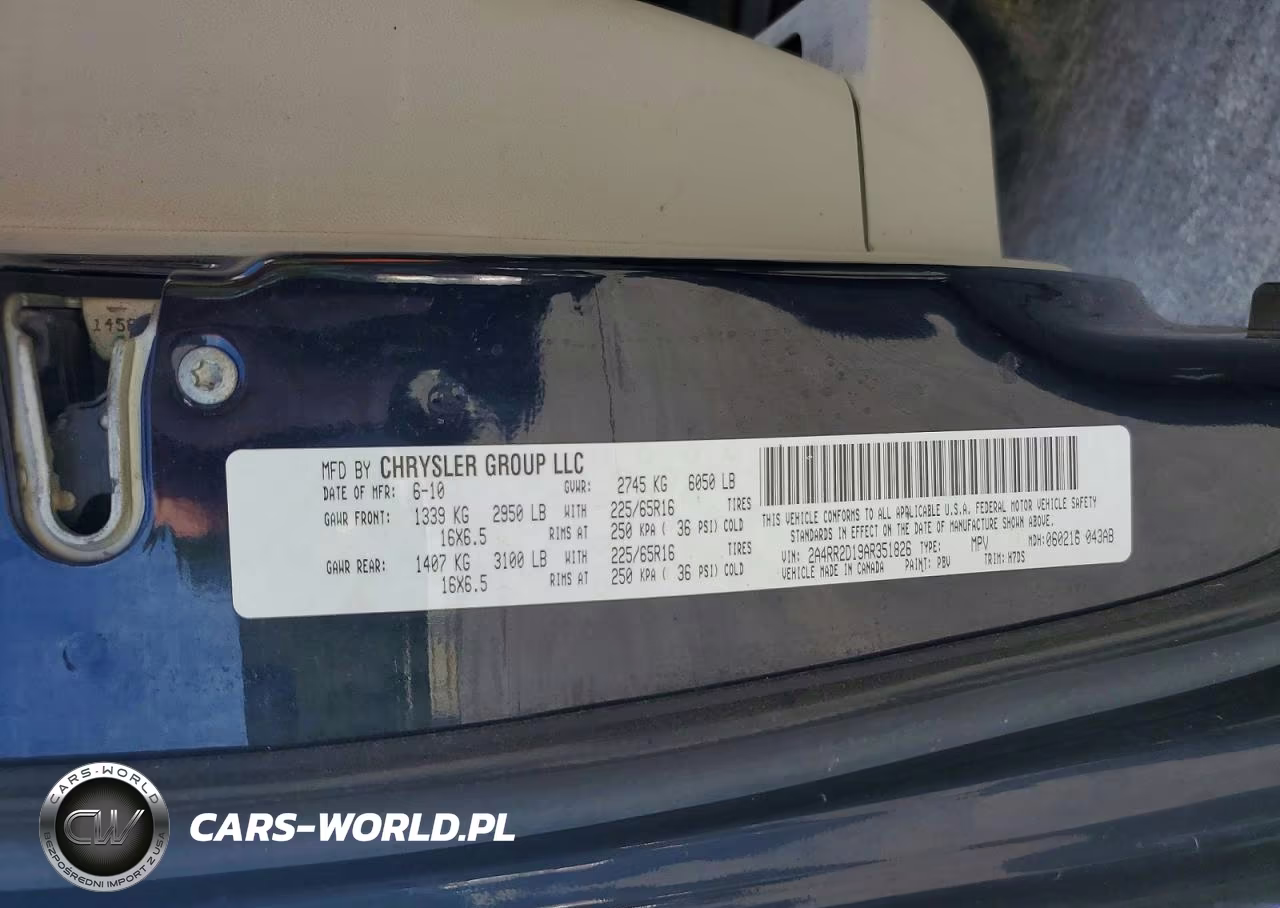 2010 Chrysler Town & Country Lx VIN:2A4RR2D19AR351826 - 13