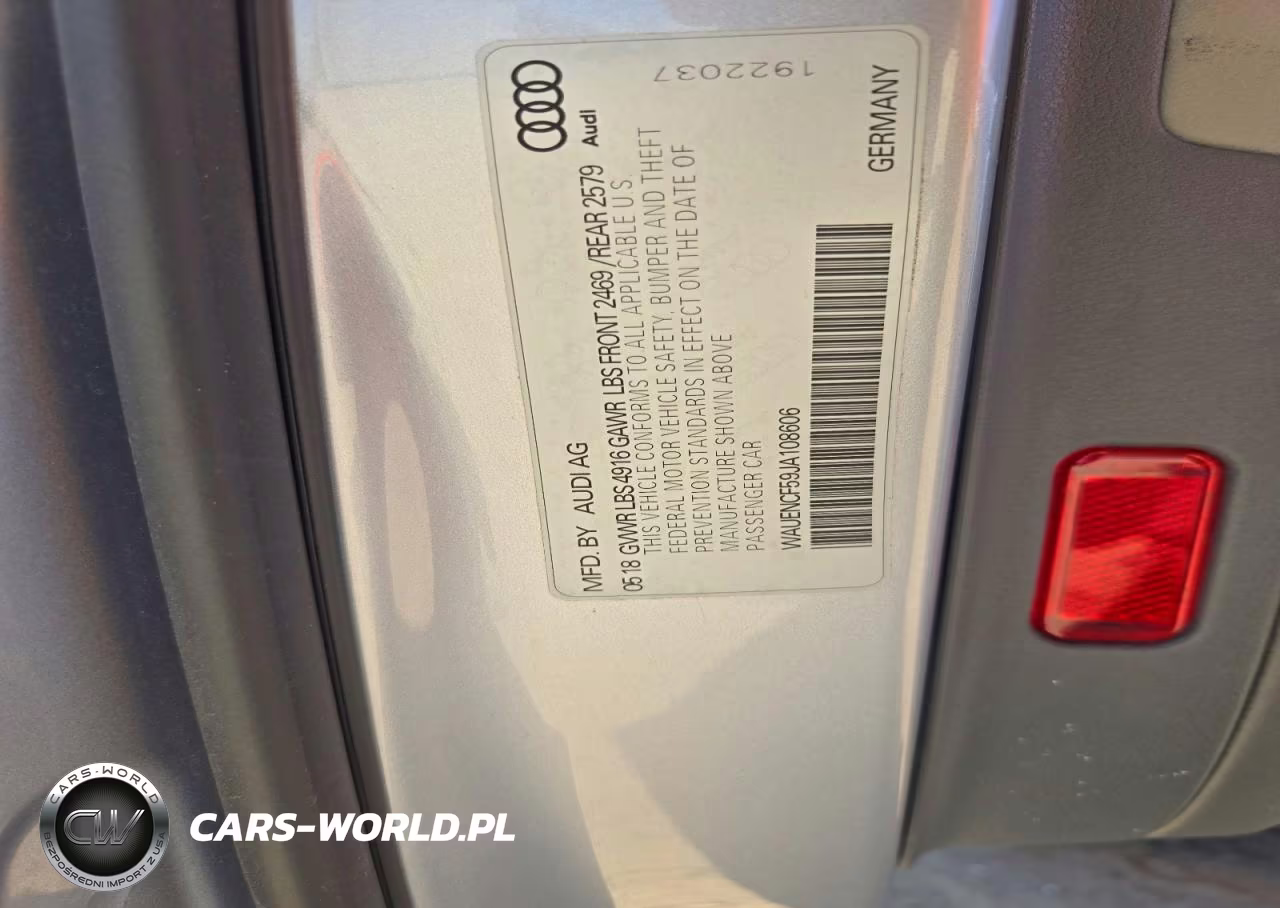 2018 Audi A5 Premium Plus S-Line VIN:WAUENCF59JA108606 - 12
