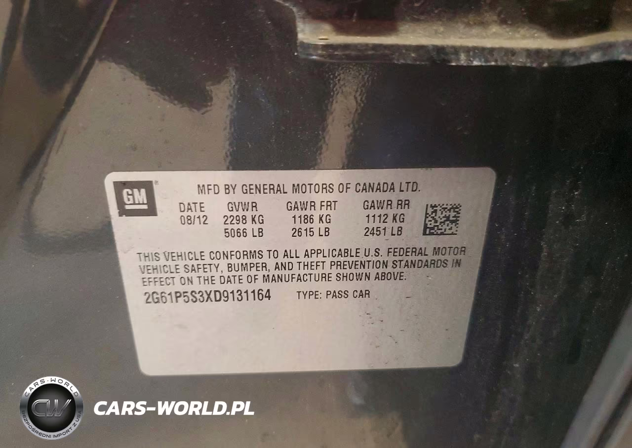 2013 Cadillac Xts Luxury Collection VIN:2G61P5S3XD9131164 - 12