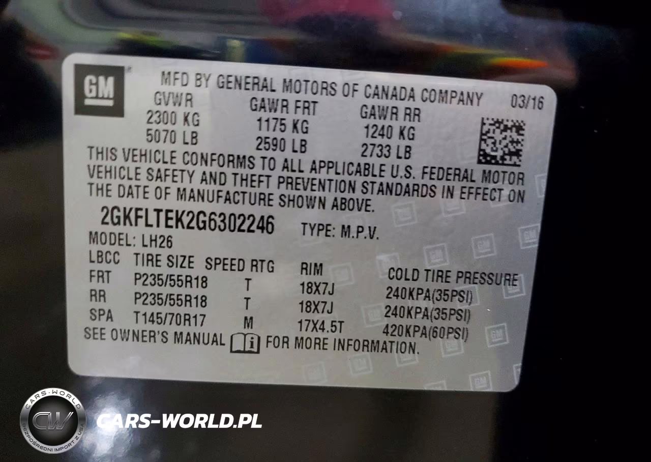 2016 GMC Terrain Sle VIN:2GKFLTEK2G6302246 - 14