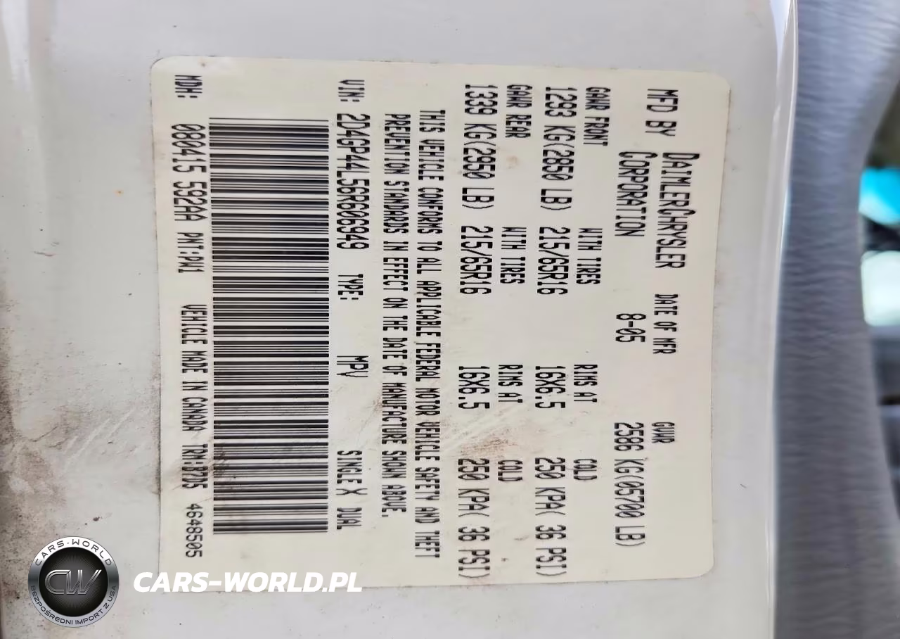 2006 Dodge Grand Caravan Sxt VIN:2D4GP44L56R606949 - 13