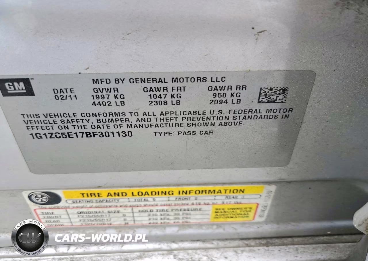 2011 Chevrolet Malibu 1Lt VIN:1G1ZC5E17BF301130 - 13