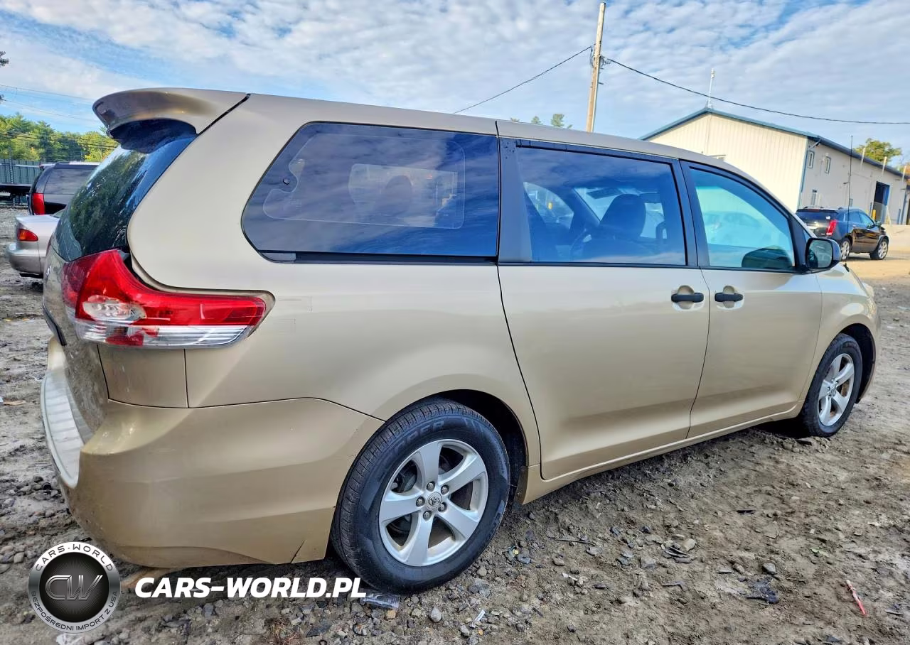 2012 Toyota Sienna Base 7-Passenger VIN:5TDZK3DC2CS182597 - 3