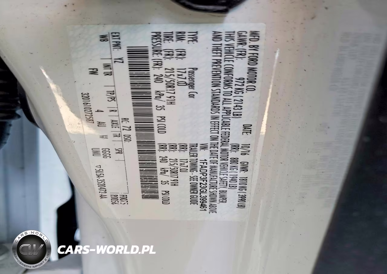 2016 Ford Focus Se VIN:1FADP3F23GL399461 - 13