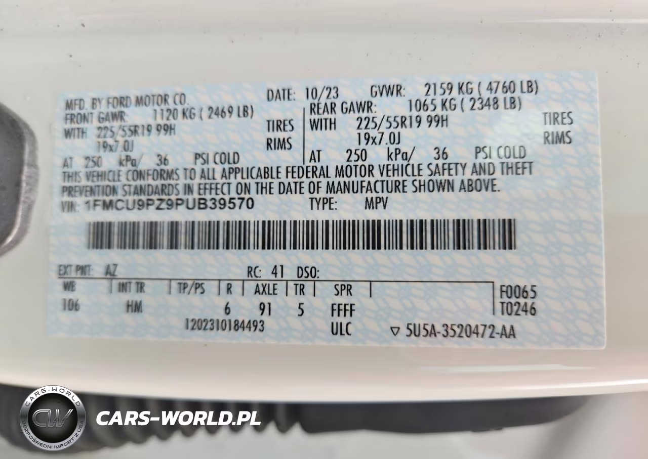 2023 Ford Escape St Line Elite VIN:1FMCU9PZ9PUB39570 - 13