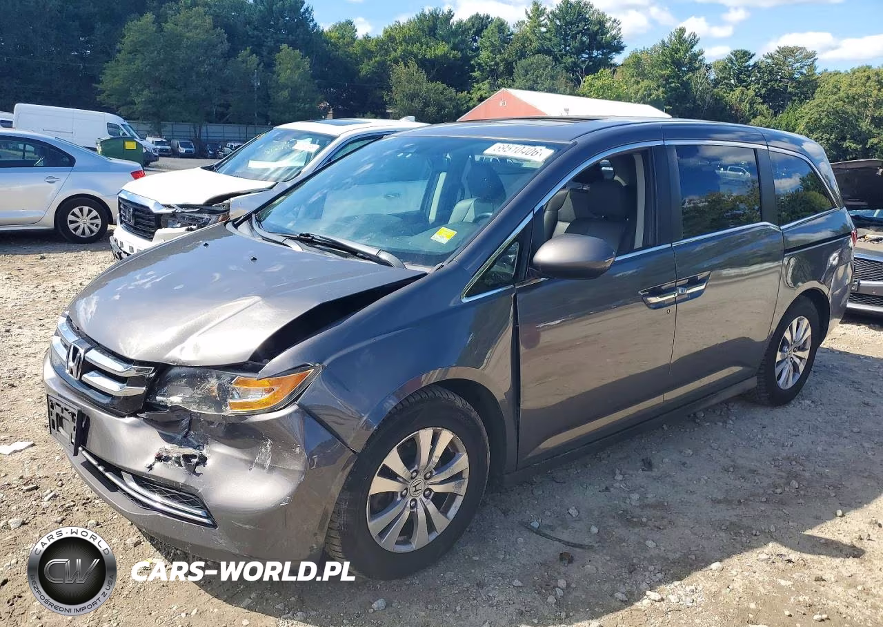 2016 Honda Odyssey Exl VIN:5FNRL5H64GB014841 - 1