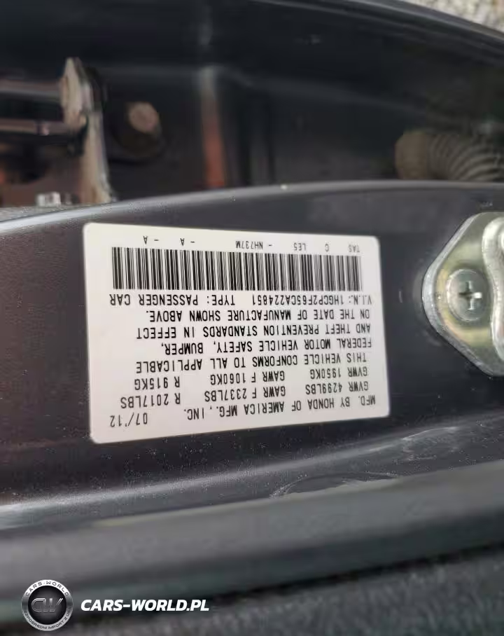 2012 Honda Accord Se VIN:1HGCP2F65CA224851 - 12
