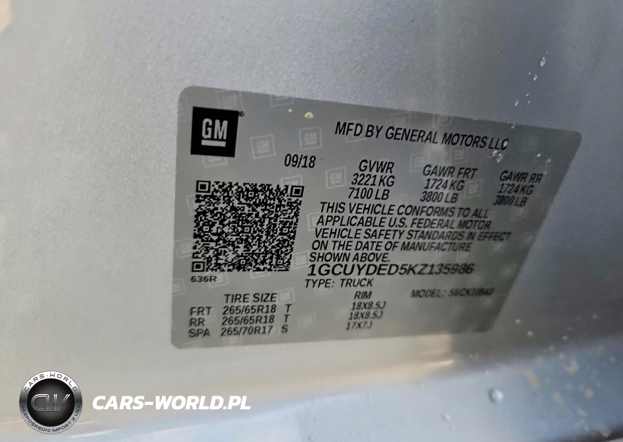 2019 Chevrolet Silverado K1500 Lt VIN:1GCUYDED5KZ135986 - 13