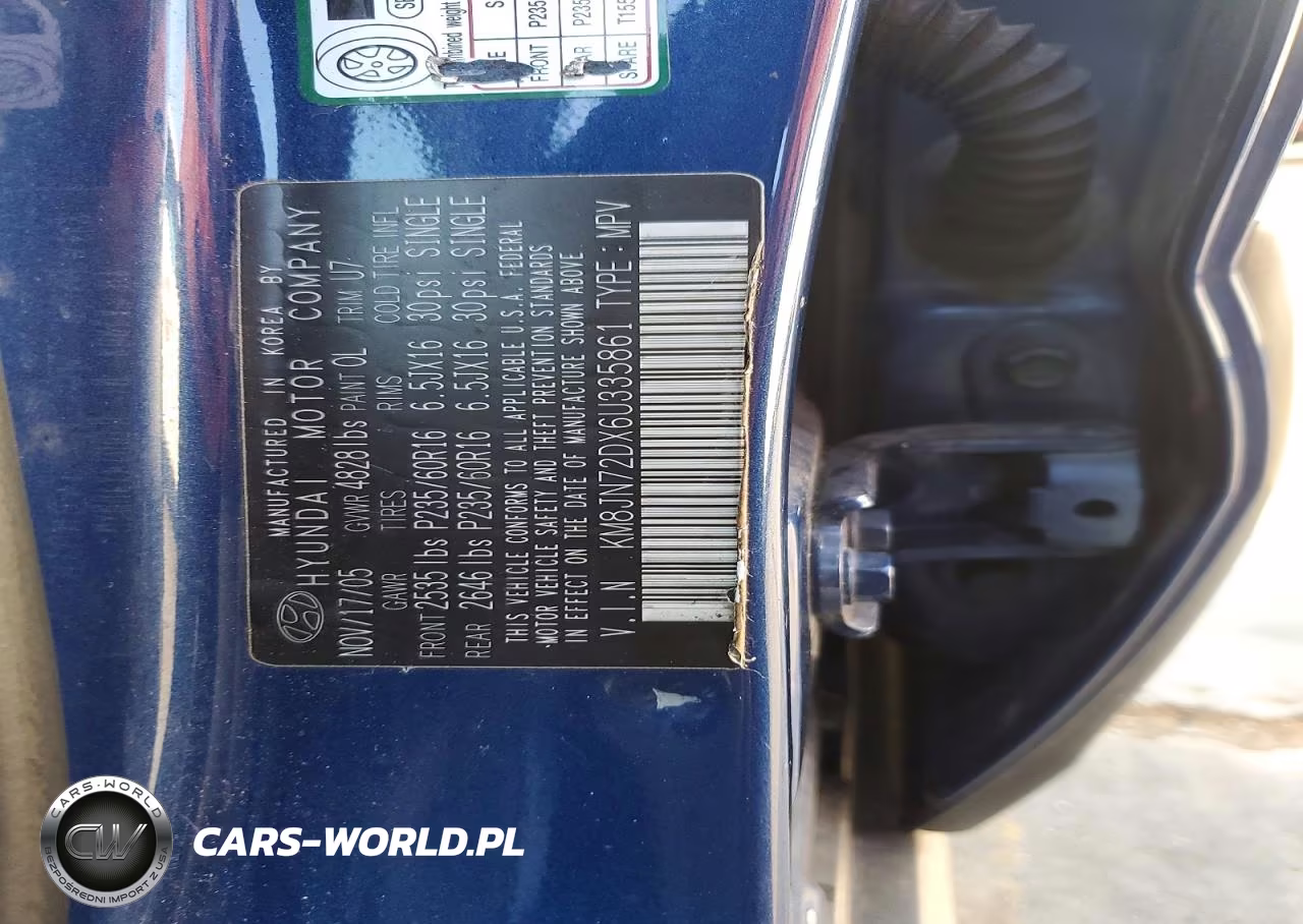 2006 Hyundai Tucson Gls VIN:KM8JN72DX6U335861 - 13