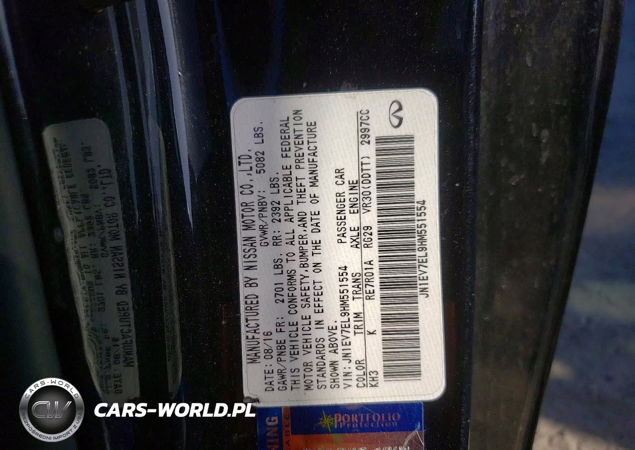 2017 Infiniti Q60 3.0T Premium VIN:JN1EV7EL9HM551554 - 12