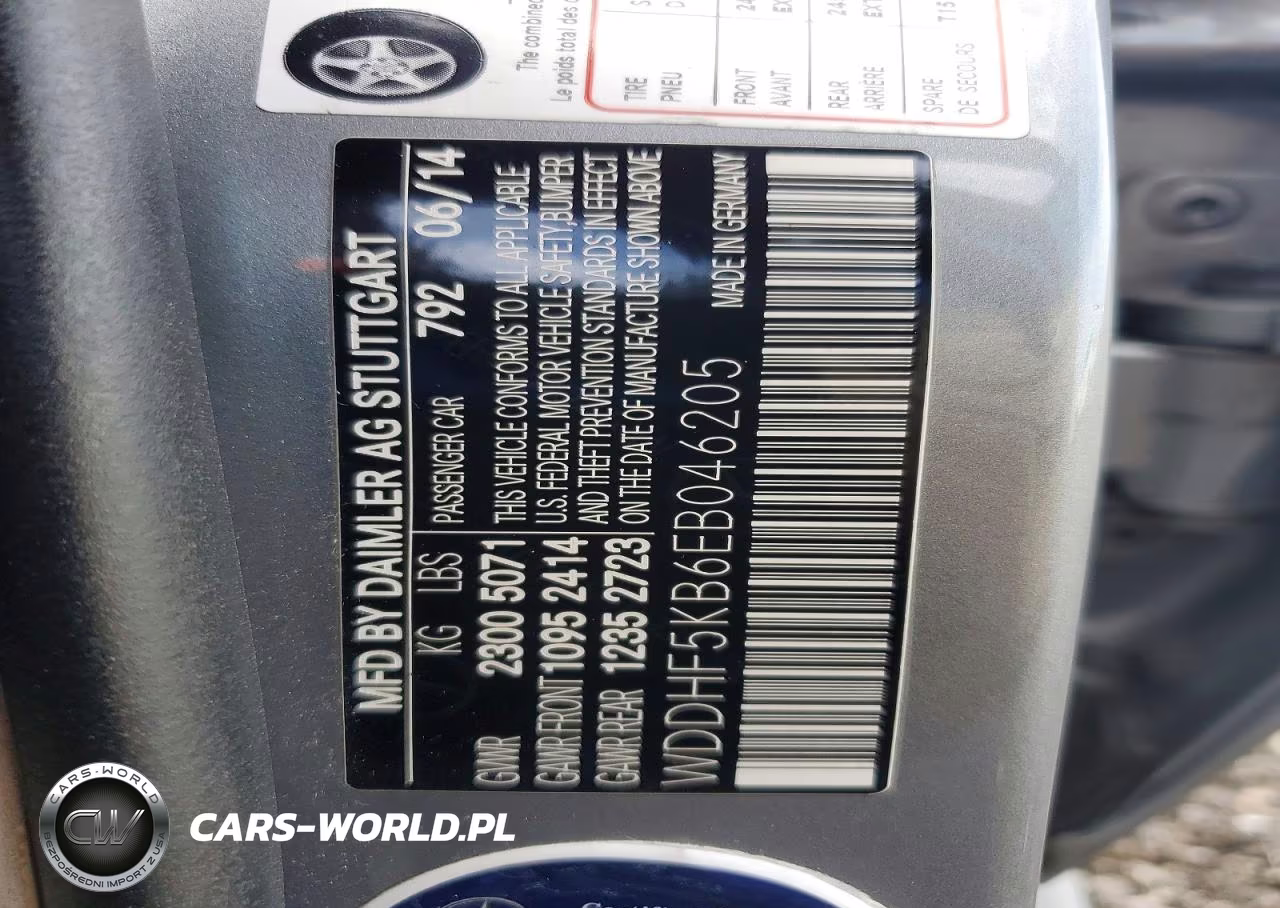 2014 Mercedes-Benz E 350 VIN:WDDHF5KB6EB046205 - 12