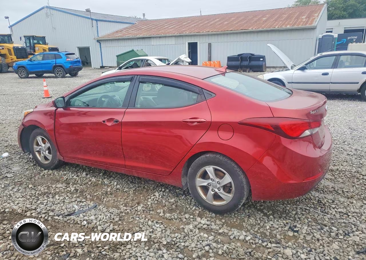 2014 Hyundai Elantra Se VIN:5NPDH4AE0EH535206 - 2