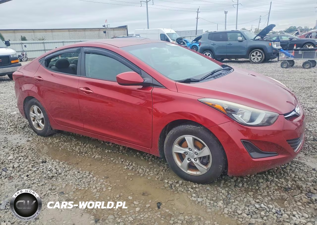 2014 Hyundai Elantra Se VIN:5NPDH4AE0EH535206 - 4