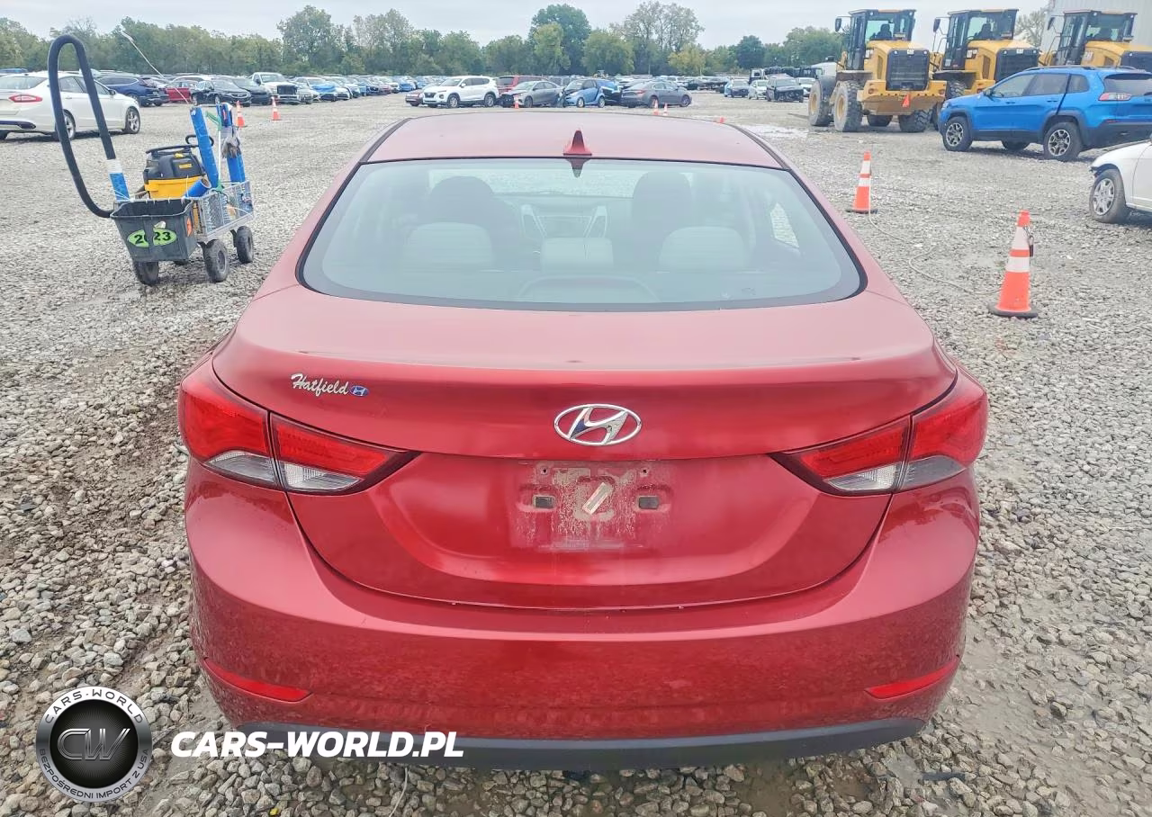 2014 Hyundai Elantra Se VIN:5NPDH4AE0EH535206 - 6