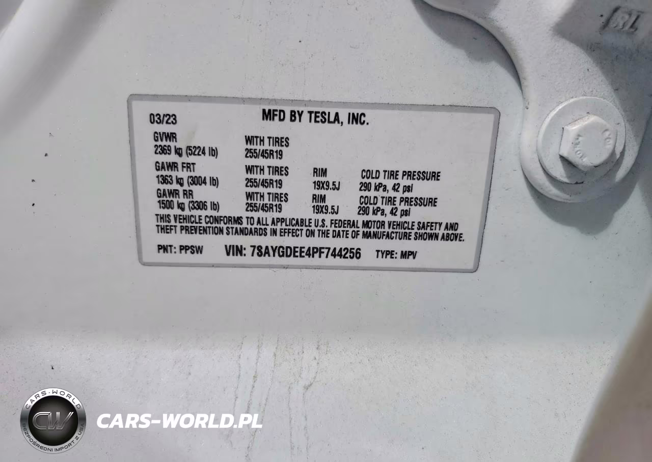 2023 Tesla Model Y VIN:7SAYGDEE4PF744256 - 13