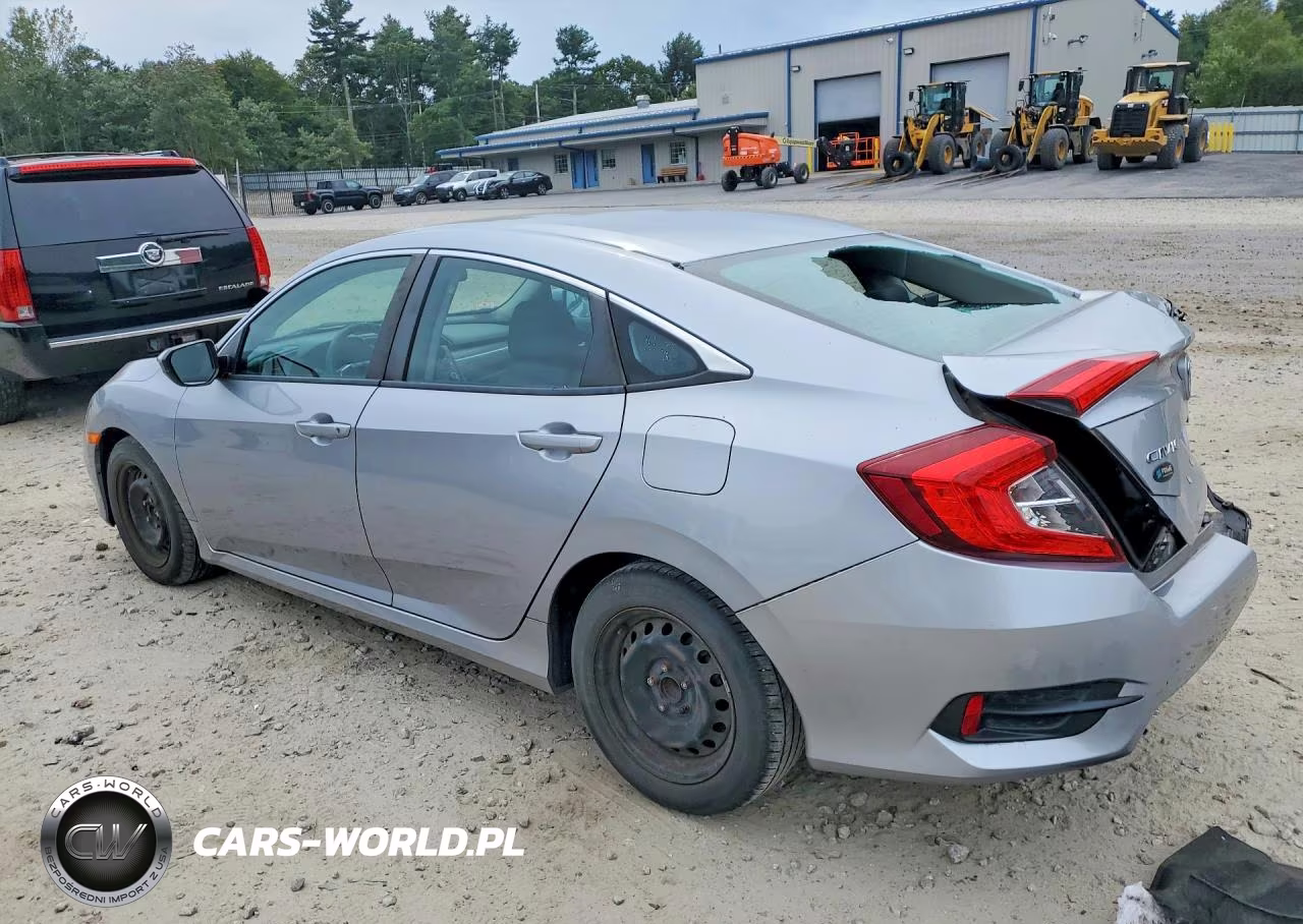 2019 Honda Civic Lx VIN:2HGFC2F62KH536974 - 2