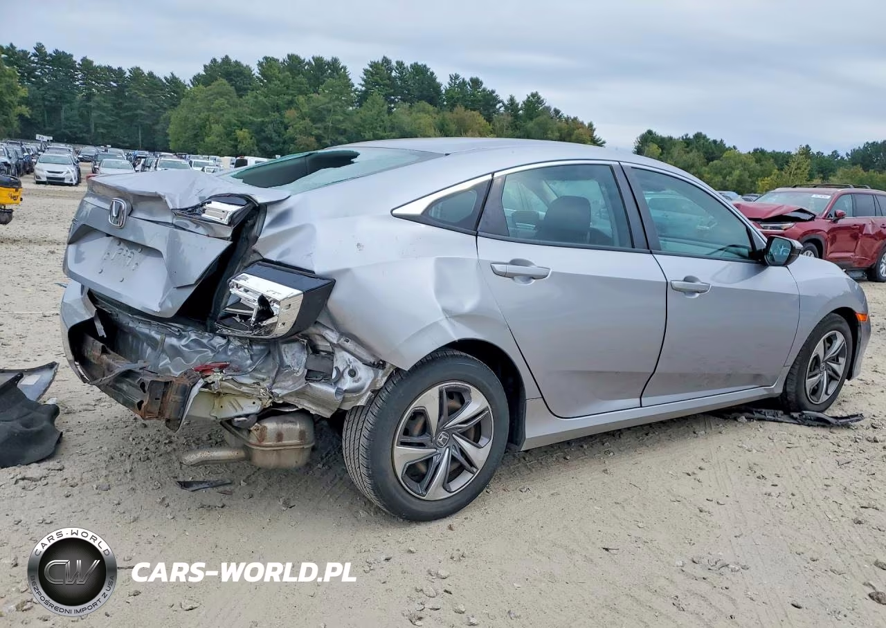 2019 Honda Civic Lx VIN:2HGFC2F62KH536974 - 3