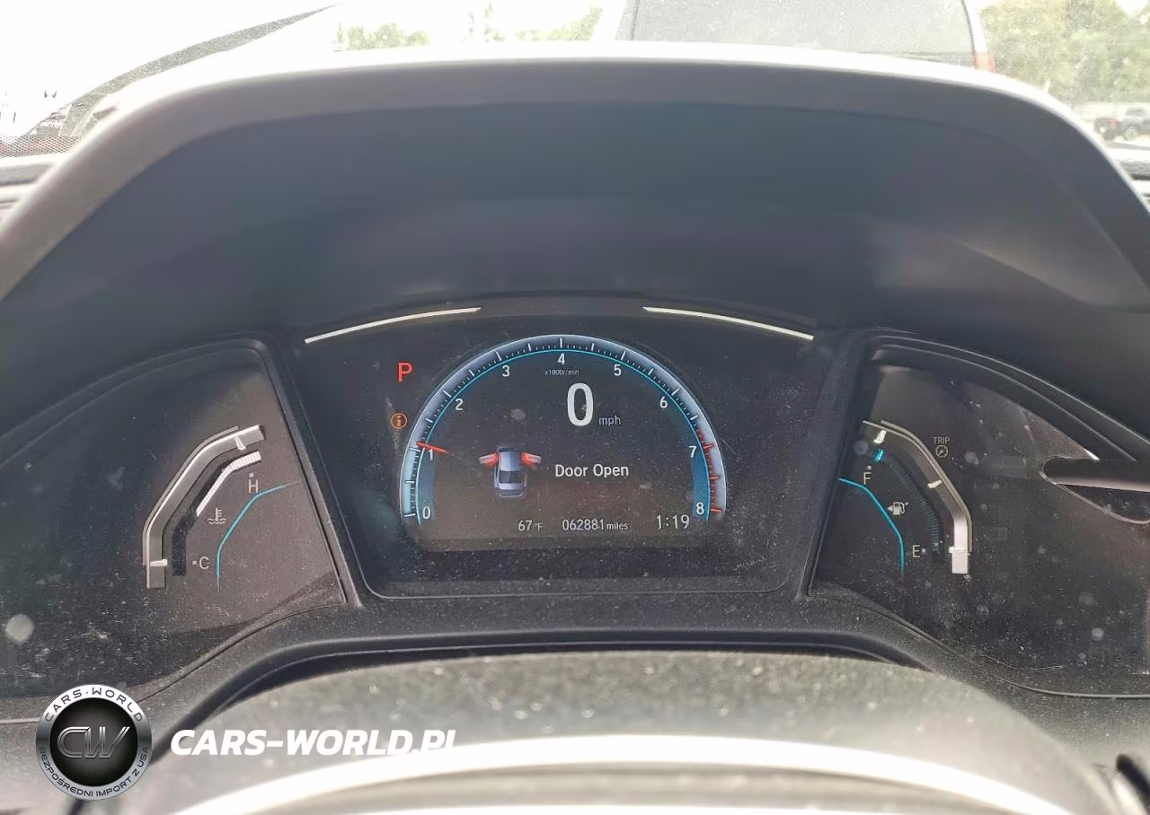 2019 Honda Civic Lx VIN:2HGFC2F62KH536974 - 9