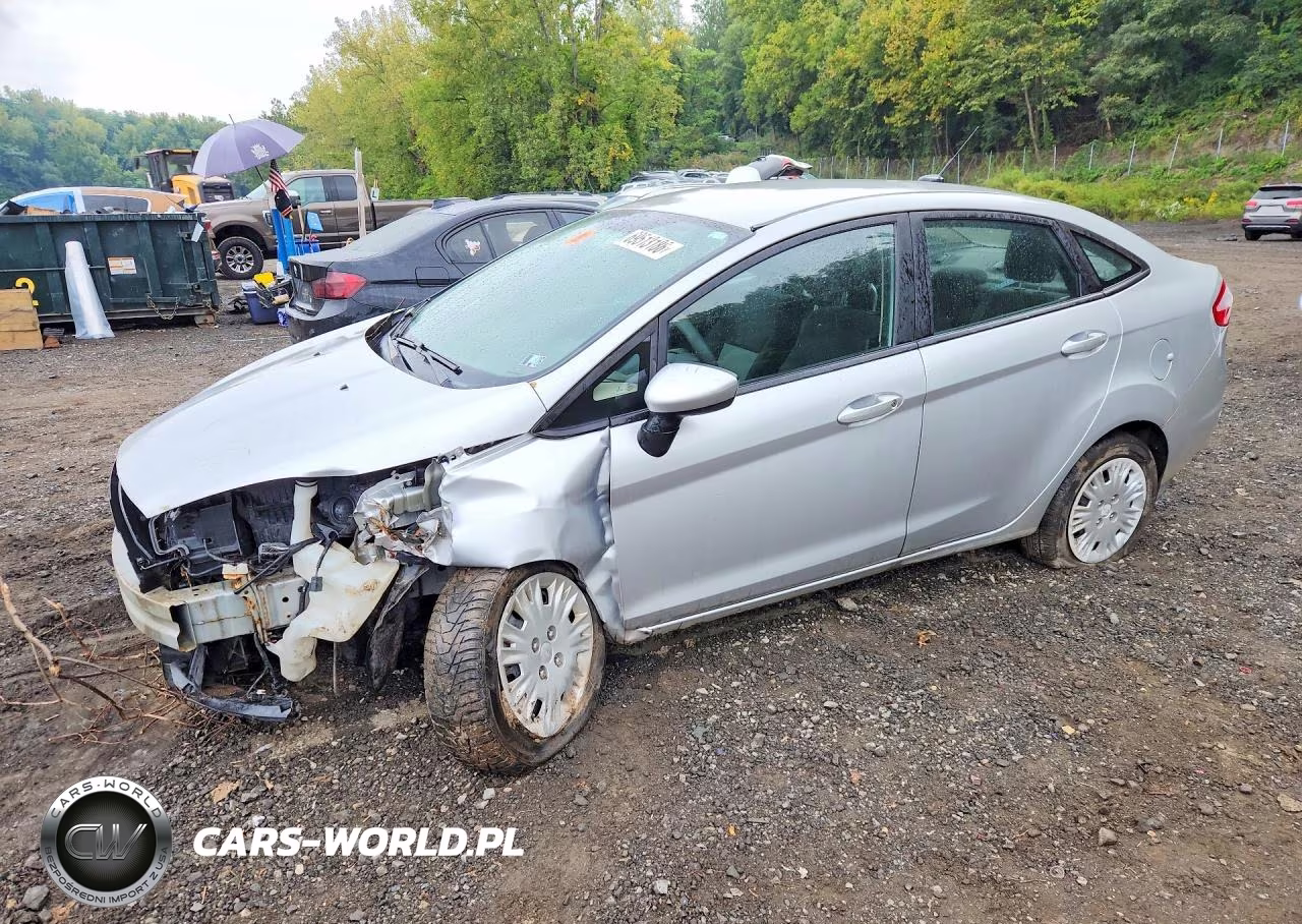 2017 Ford Fiesta S VIN:3FADP4AJ1HM136776 - 1