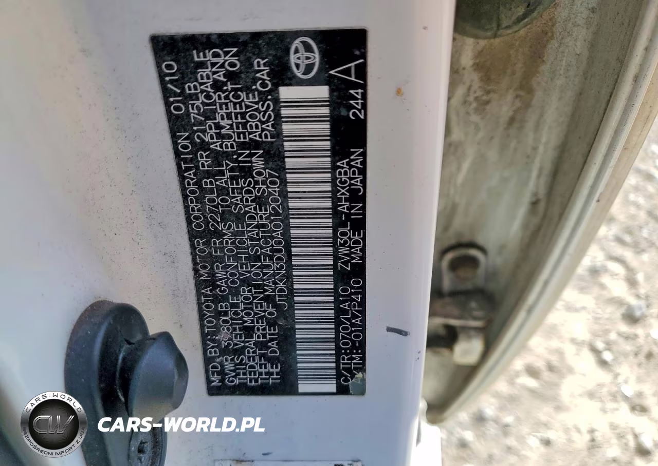 2010 Toyota Prius Iv VIN:JTDKN3DU0A0120407 - 12