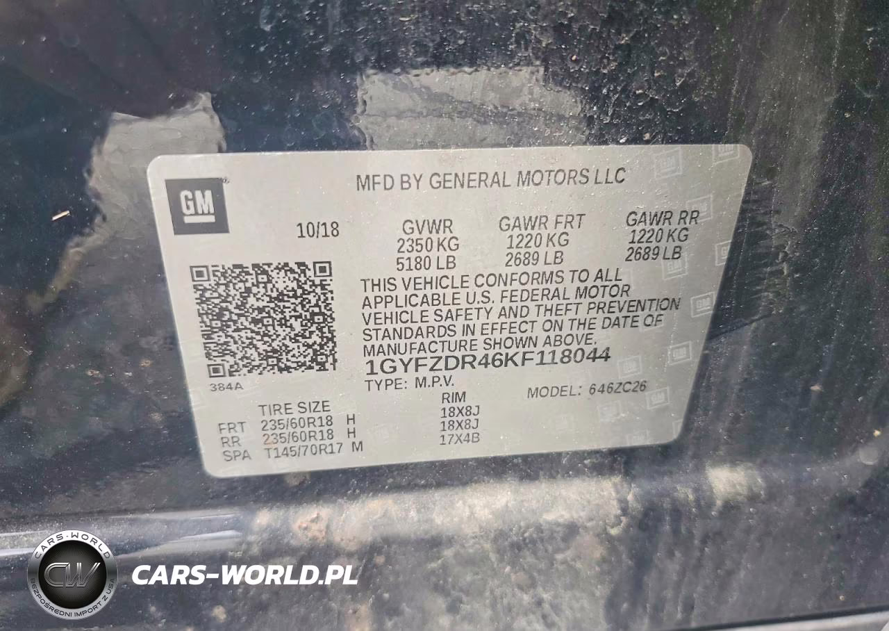2019 Cadillac Xt4 Premium Luxury VIN:1GYFZDR46KF118044 - 13