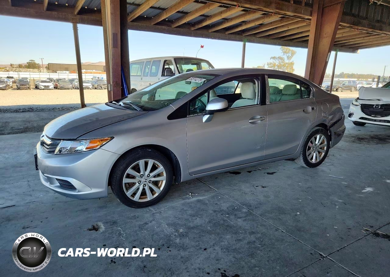 2012 Honda Civic Ex VIN:19XFB2F88CE327660 - 1