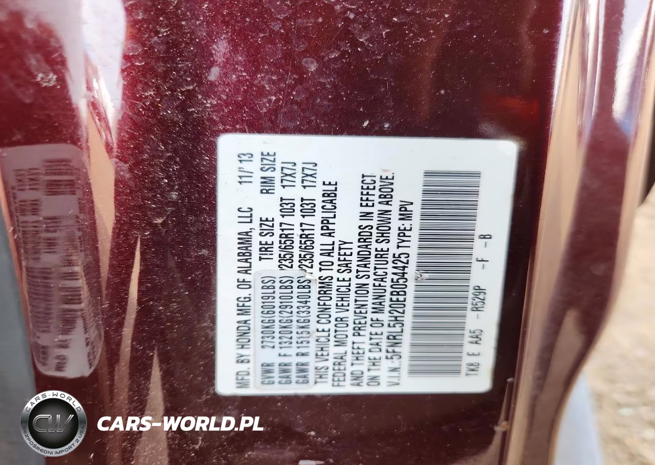 2014 Honda Odyssey Lx VIN:5FNRL5H20EB054425 - 13