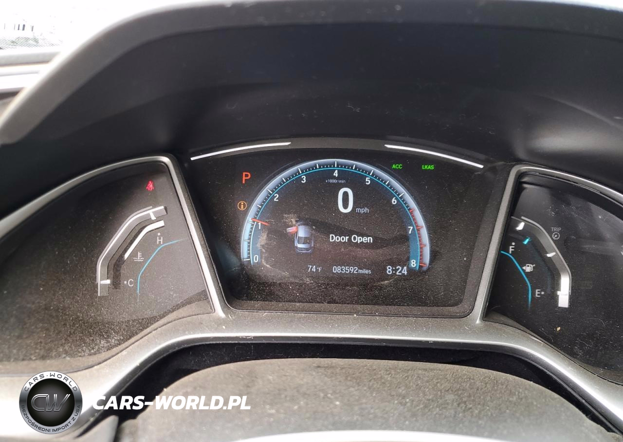 2019 Honda Civic Ex VIN:19XFC1F34KE004653 - 9