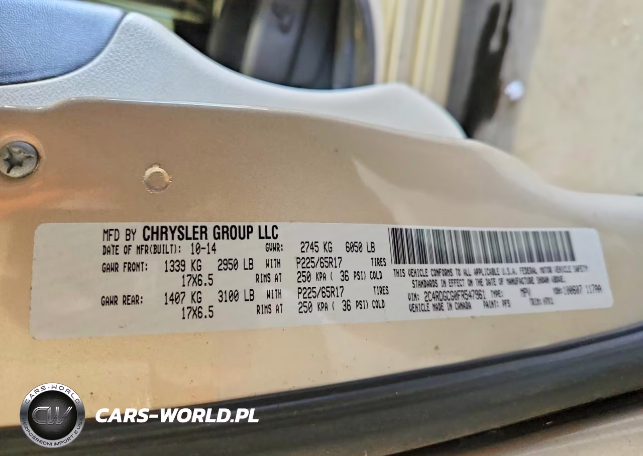2015 Dodge Grand Caravan Sxt VIN:2C4RDGCG0FR547961 - 13