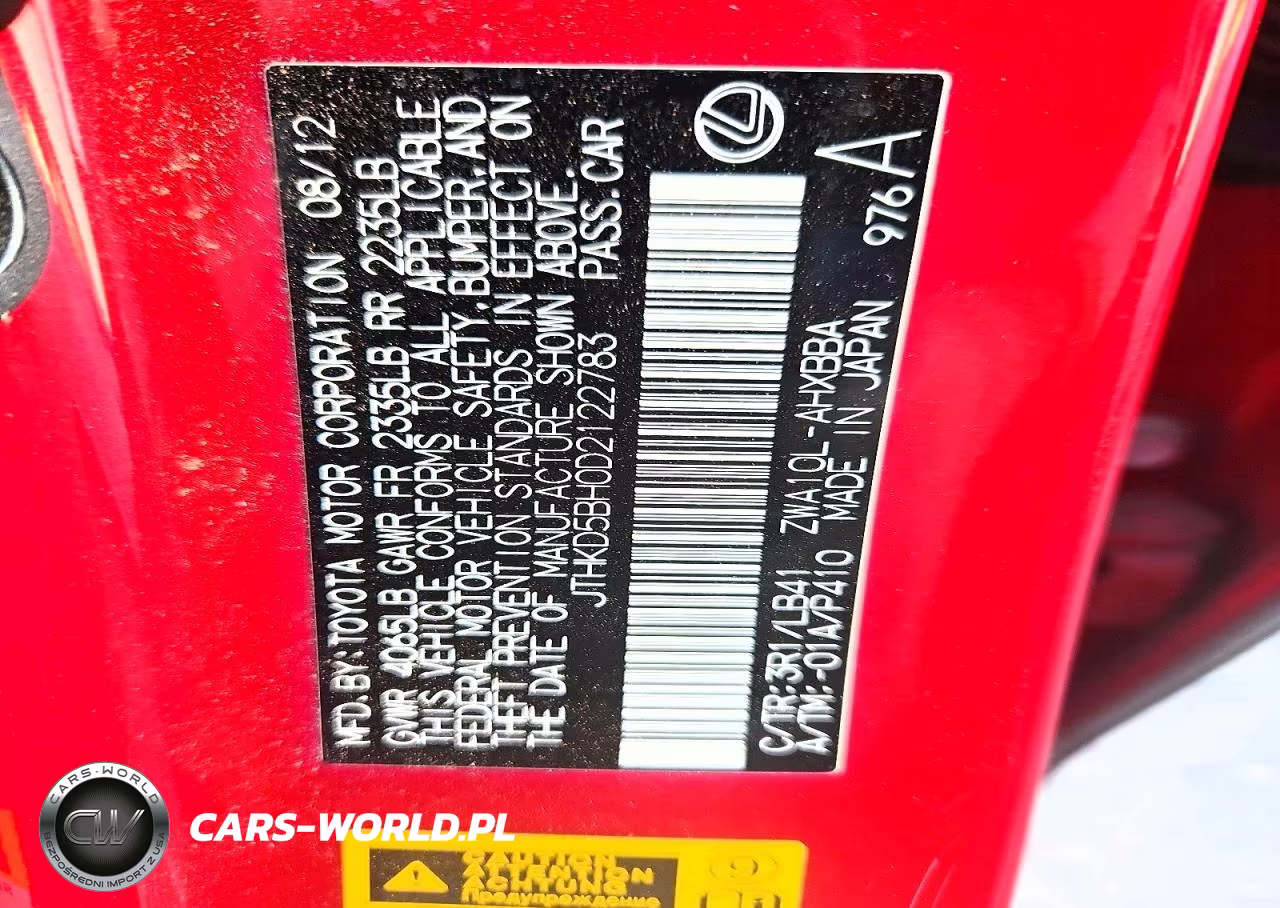 2013 Lexus Ct 200 VIN:JTHKD5BH0D2122783 - 12