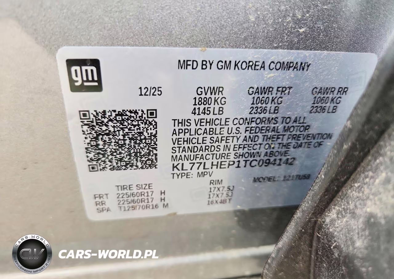 2026 Chevrolet Trax 1Lt VIN:KL77LHEP1TC094142 - 13
