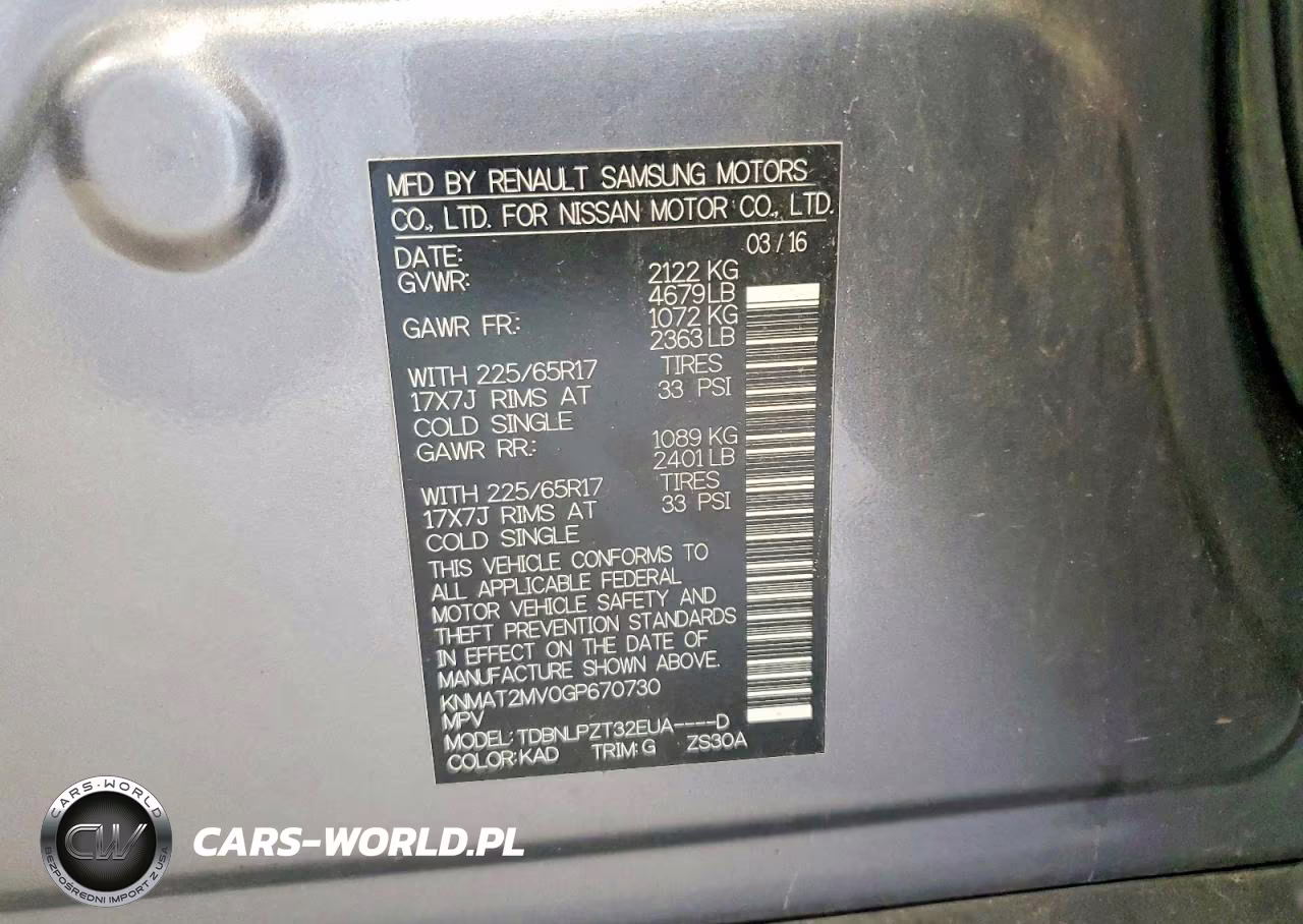 2016 Nissan Rogue S VIN:KNMAT2MV0GP670730 - 13