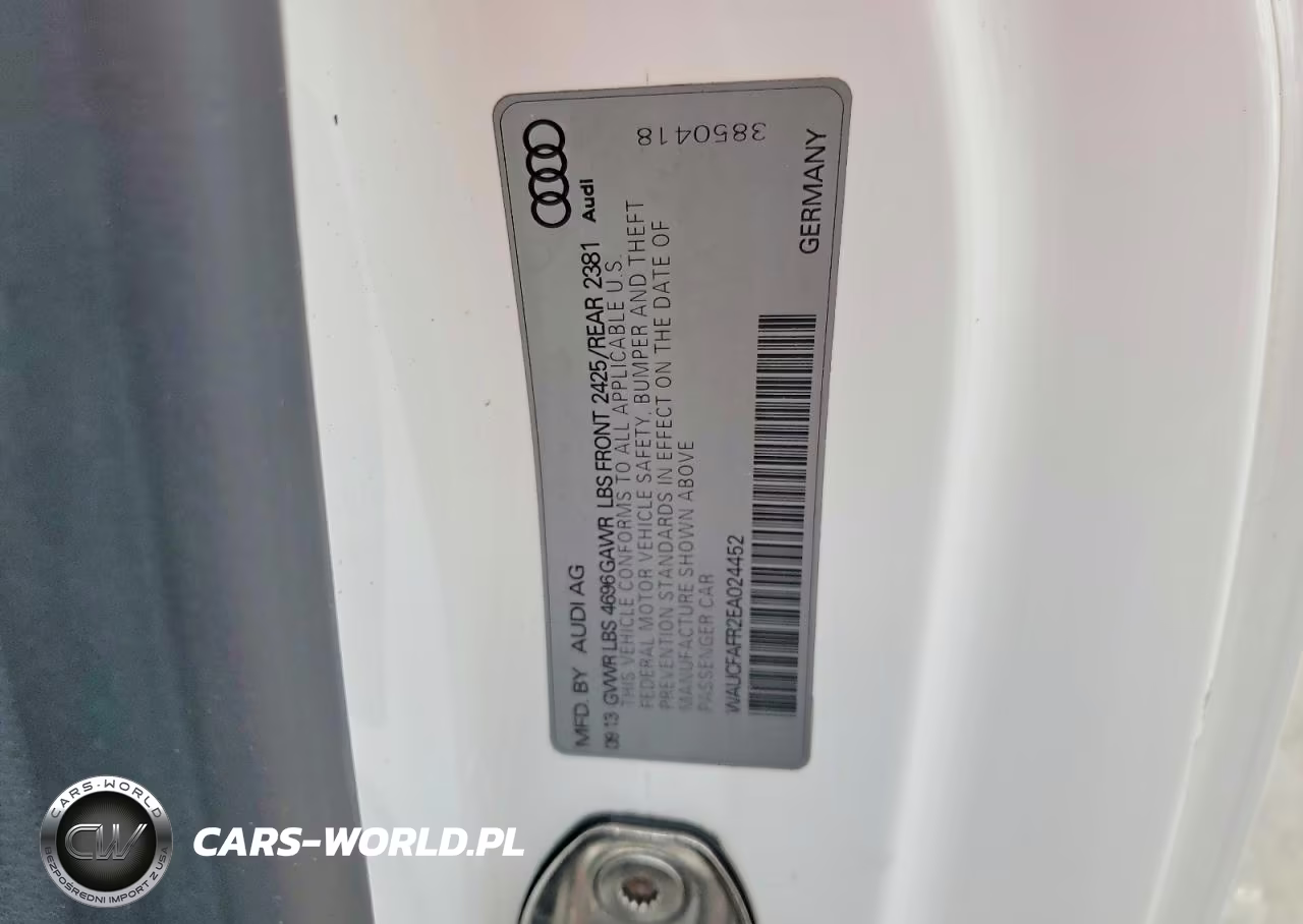 2014 Audi A5 Premium VIN:WAUCFAFR2EA024452 - 13