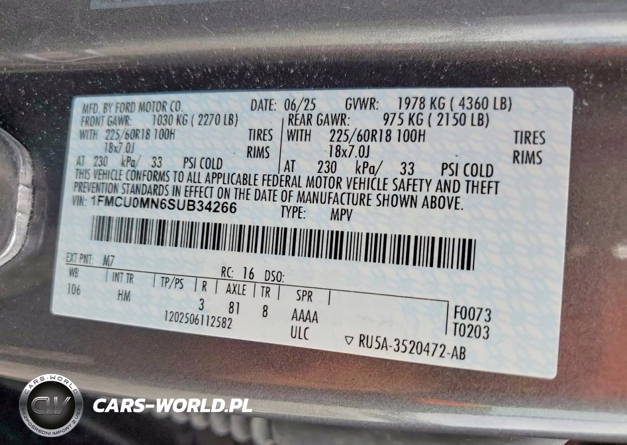 2025 Ford Escape St Line VIN:1FMCU0MN6SUB34266 - 13