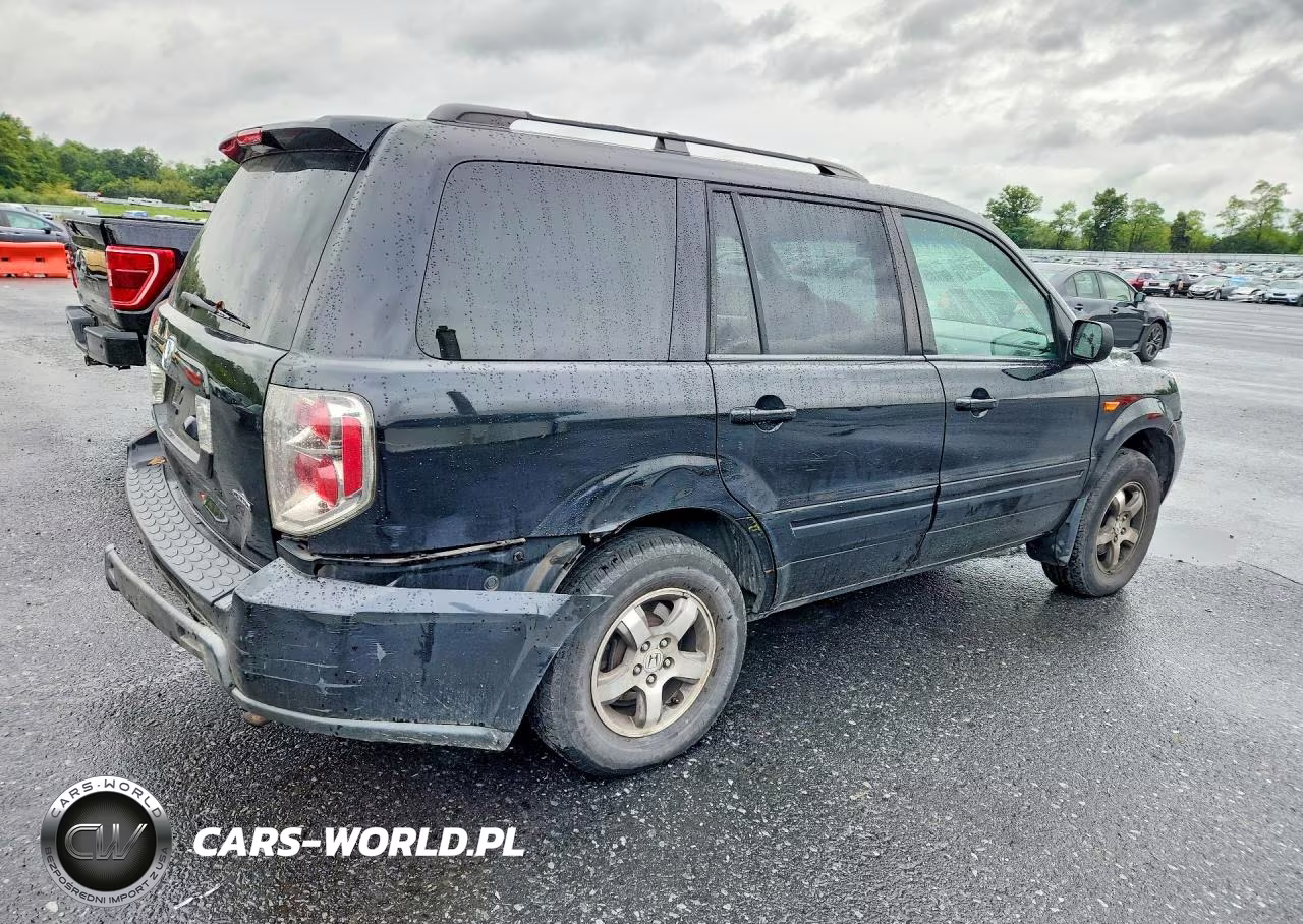 2008 Honda Pilot Exl VIN:5FNYF18708B045770 - 3