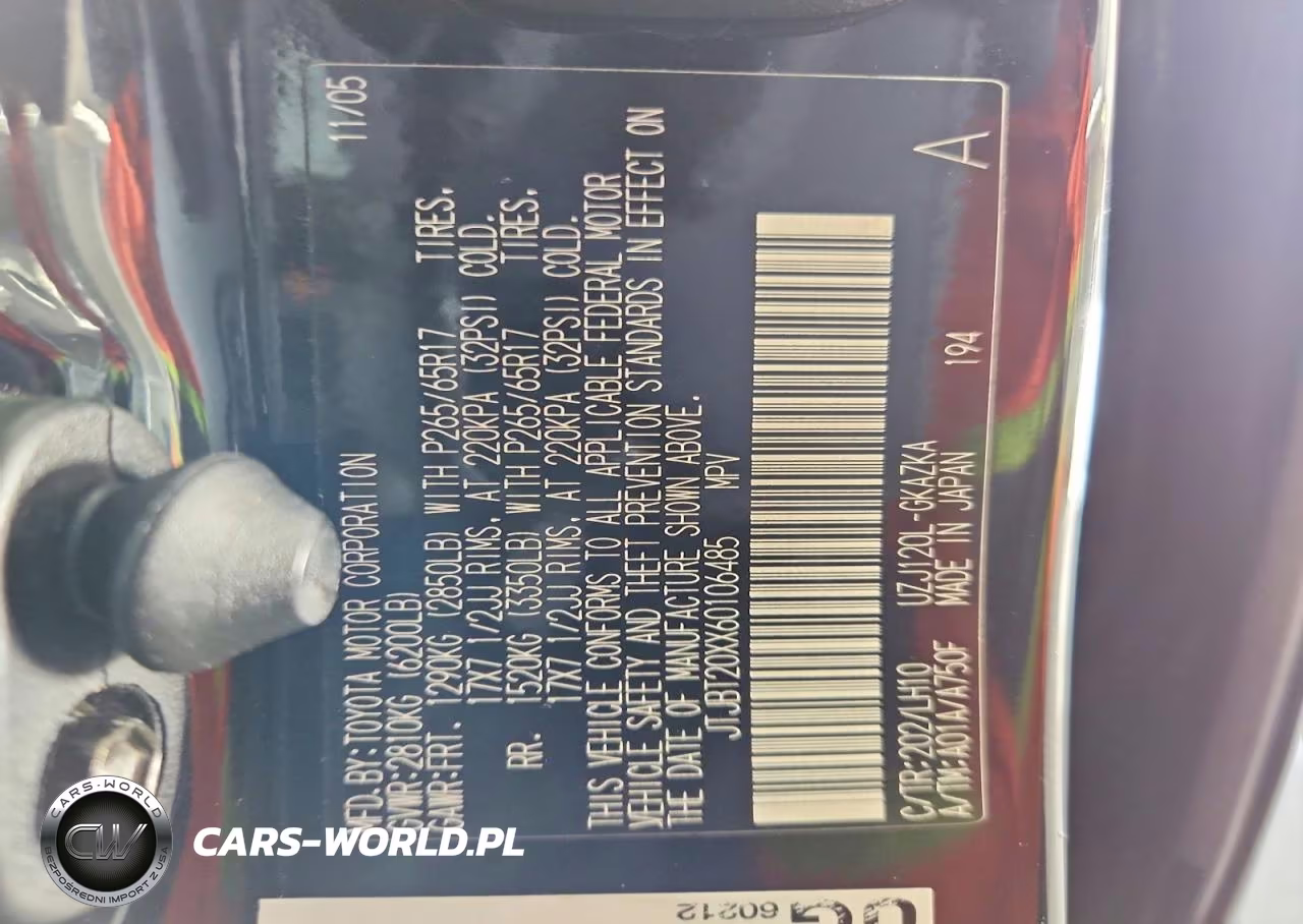 2006 Lexus Gx 470 VIN:JTJBT20XX60106485 - 13
