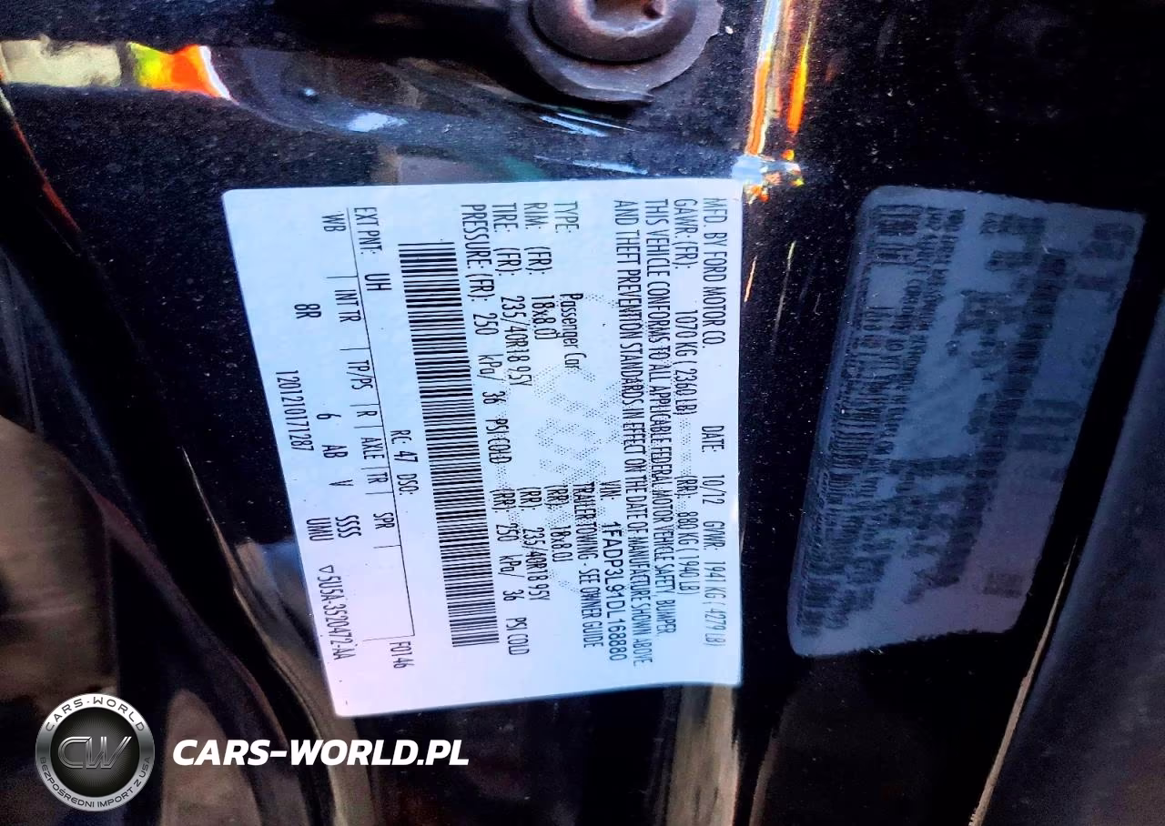 2013 Ford Focus St VIN:1FADP3L91DL168880 - 13