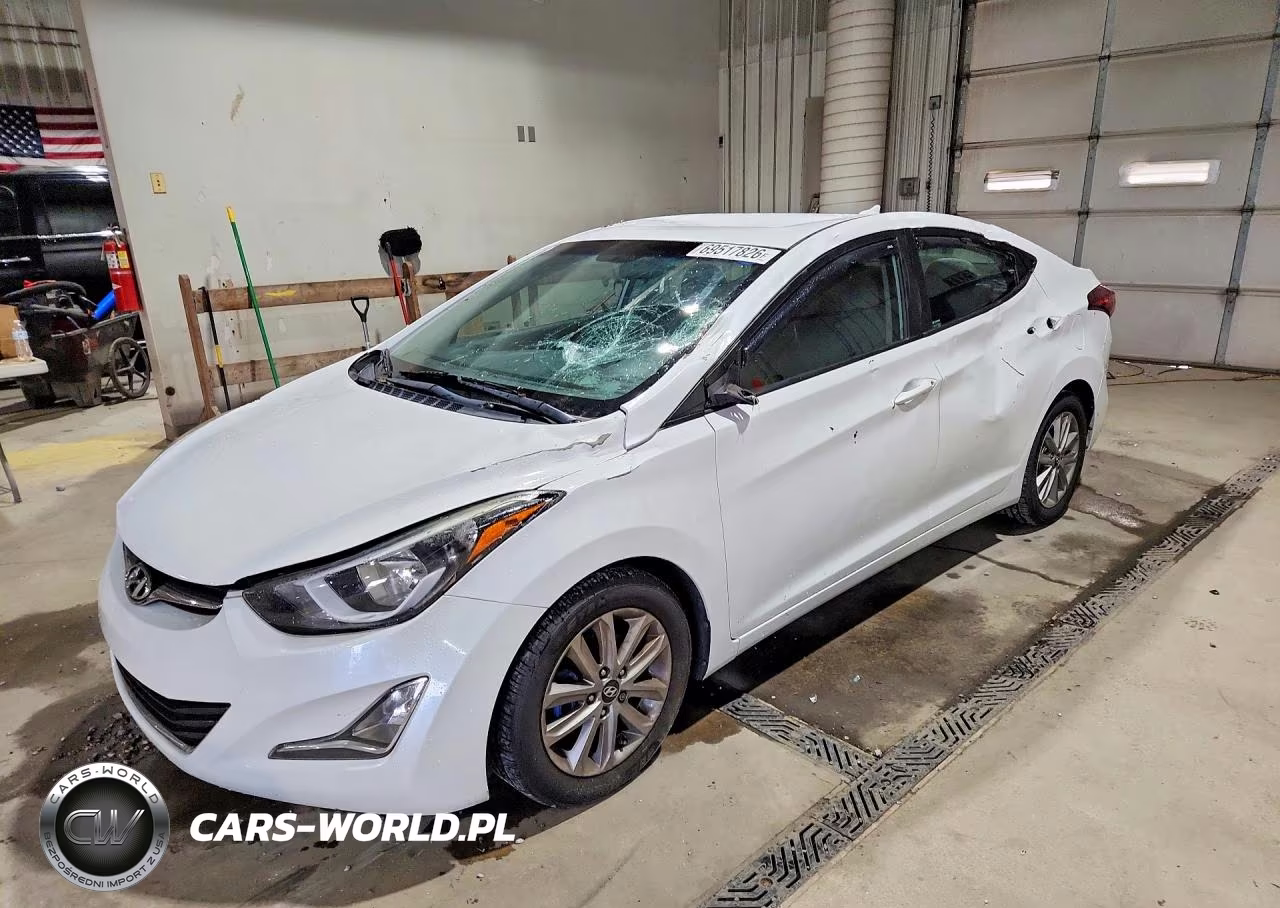 2016 Hyundai Elantra Se VIN:5NPDH4AE6GH710092 - 1